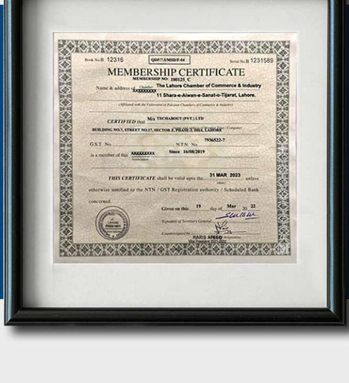 LCCI certificate