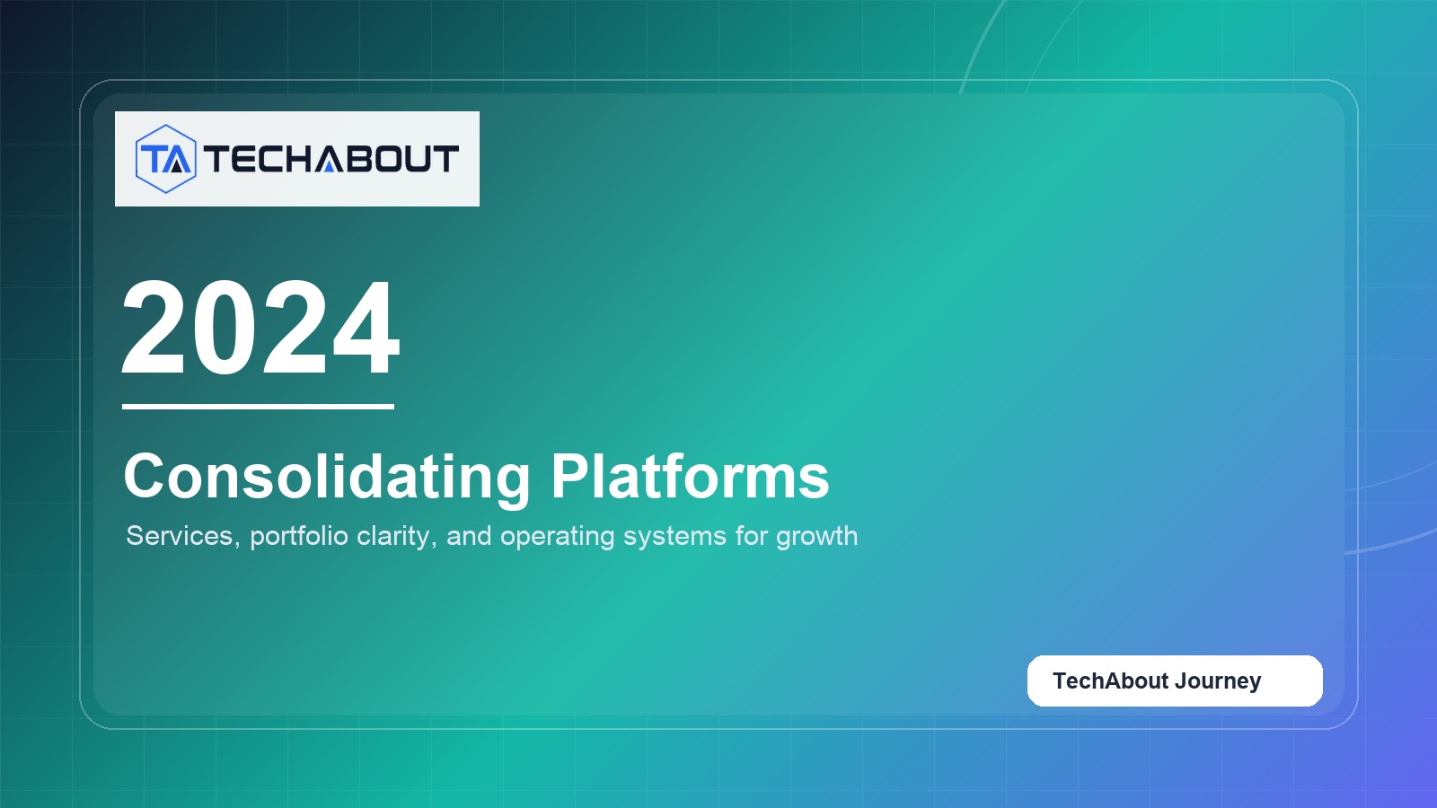 2024: Consolidating platforms, services, and portfolio proof