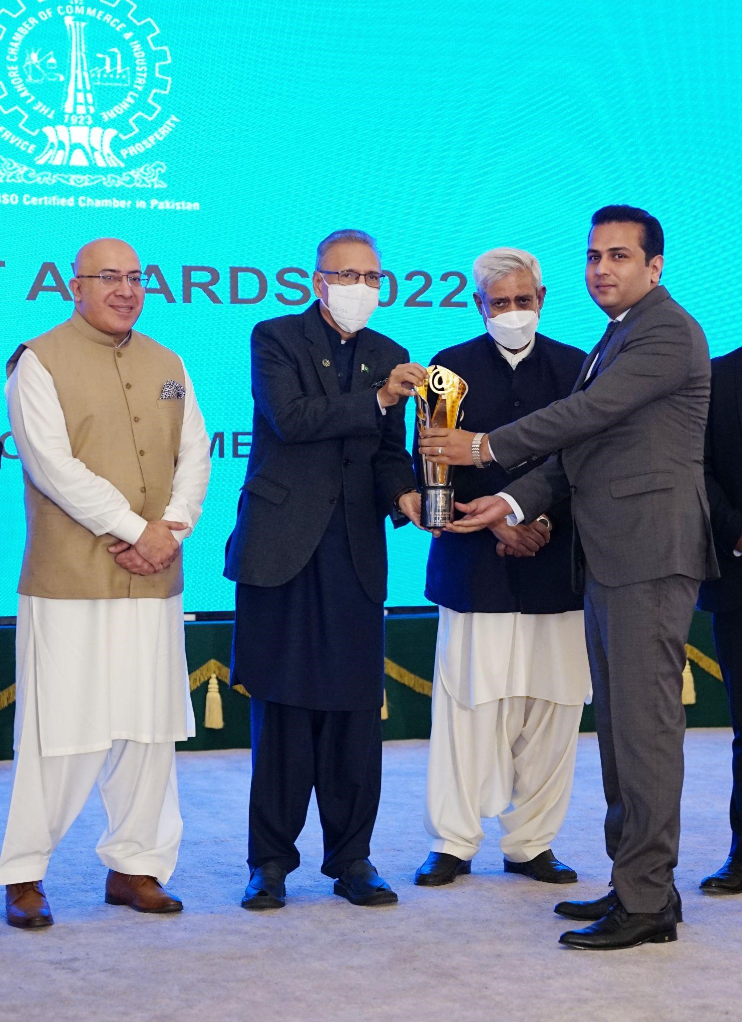 Jazib Zaman at Aiwan-e-Sadr during the 2022 presidential award ceremony