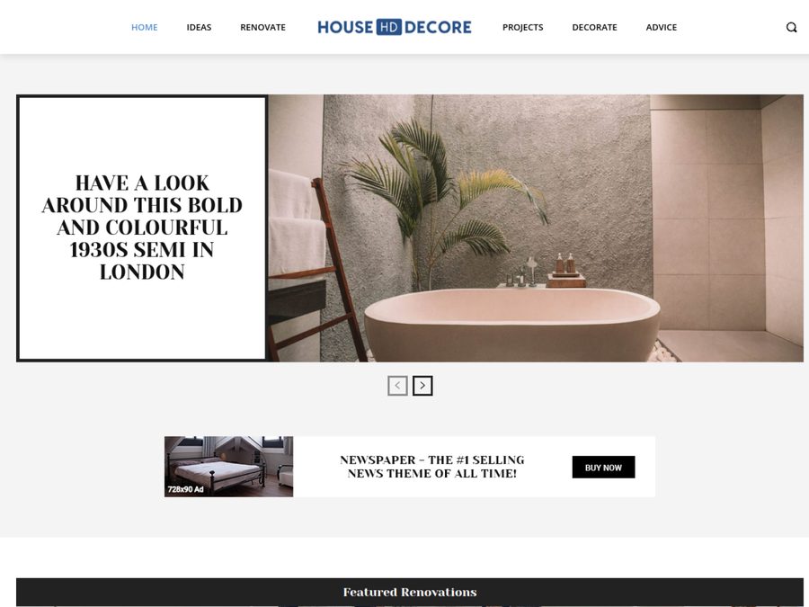 housedecore.com homepage