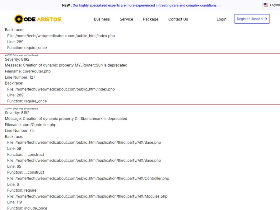 medicabout.com homepage