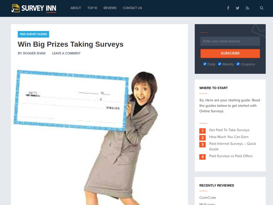 surveyinn.com homepage